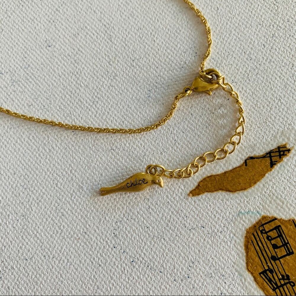 Chloe + Isabel | Gold Leaf Necklace - Picture 4 of 6